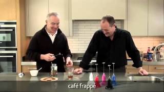 How to make a frappé coffee using an aerolatte milk frother [upl. by Whiffen960]