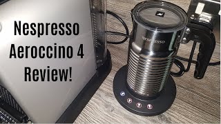 Nespresso Aeroccino 4 Milk Frother Review  Worth upgrading from the Aeroccino 3 [upl. by Eirrem147]