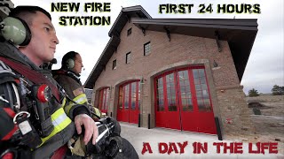 First 24 Hours in a New Fire Station  A Day in the Life [upl. by Aicire]