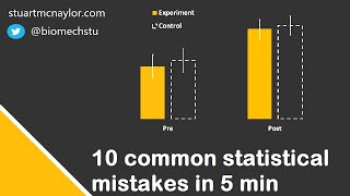 Ten Statistical Mistakes in 5 Min [upl. by Abrahamsen]