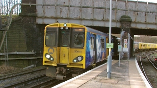 Half an Hour at 216  Birkenhead North Station 1022017  Class 507 508 terminus [upl. by Aiksas]