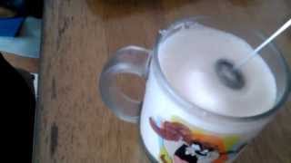 Aerolatte Review Frothing Cold Milk In Under 1 Minute [upl. by Ettennat]