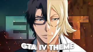 Aizen x Urahara  GTA IV Theme Edit [upl. by Esdnyl783]